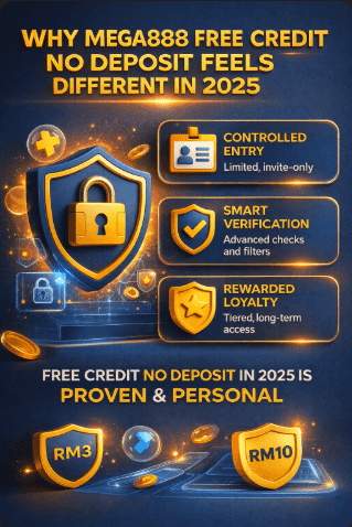 Key takeaway of Mega888 Free Credit No Deposit in 2025