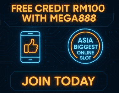 Free Credit RM100 No Deposit With Mega888 games