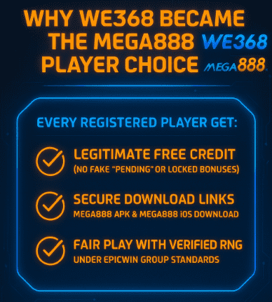 Why choose Mega888 In Megah5